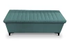 Úložná lavice/peřiňák Joy, šířka 139 cm, modrozelená aqua látka