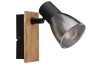 Nástěnná lampa Claude, černá