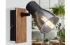 Nástěnná lampa Claude, černá