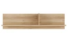 Nástěnná police Arank 120 cm, dub mauvella