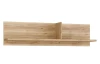 Nástěnná police Arank 120 cm, dub mauvella