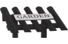 Stojan na květiny Garden 41 cm, černé dřevo
