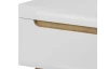 Široká TV skříňka Nordi, 160 cm, dub riviera/bílá lesk