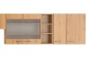 Horní kuchyňský regál Modena, 30 cm, dub artisan