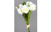 Umělá květina Svazek narcisů 32 cm, krémová