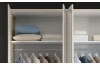 Šatní skříň se zrcadly Kevo, 180 cm, béžová kašmír