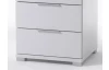Vysoký noční stolek/skříňka Samson Plus, bílý