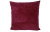 Dekorační polštář Chenille Cross 60x60 cm, červený