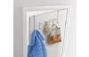 Závěsná lišta na dveře Polytherm 45 cm, stříbrná mat