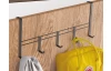 Závěsná lišta na dveře Lava TouchTherm L 38 cm, černá