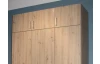 Nástavec na skříň Koski, 150 cm, dub artisan