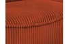 Rohová sedací souprava Lilly, terracota strukturovaná látka