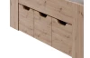 Postel Astral 140x200 cm, dub artisan
