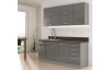 Dolní kuchyňská skříňka Grey 40D, 40 cm