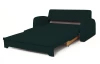 Pohovka s rozkladem Impakt, temně modro-zelená látka