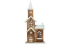 Vánoční dekorace LED kostel, 41 cm