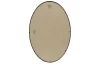 Nástěnné zrcadlo Oval 40x60 cm, černé