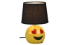 Stolní lampa Lovely 26 cm, zamilovaný smajlík