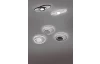 Stropní LED osvětlení Galaxy, titanová šedá, oválné