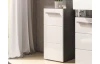 Koupelnová stojací skříňka Gloss, antracit/bílá lesk
