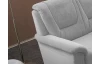 Sedací souprava Relaxness, tvar U, světle šedá látka, bez funkcí