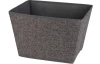 Úložný box 39x30x24 cm, tmavě šedý textil