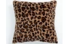 Dekorační polštář Fashion Leopard 45x45 cm, hnědý