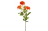 Umělá květina Jiřinka 75 cm, oranžová