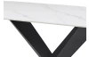 Jídelní stůl Ventura 180x90 cm, imitace bílého mramoru