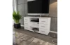 Vysoký TV stolek Oskar TV, bílý, výška 65 cm