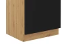 Kuchyňská skříň pro vestavnou troubu Modena, 60 cm, dub artisan/černá