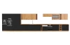 Horní kuchyňská skříňka Modena, 80 cm, dub artisan