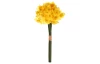 Umělá kytice Narcisky v pugetu 34 cm, žlutá