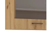 Horní prosklená kuchyňská skříňka Modena, 80 cm, dub artisan
