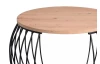 Kulatý konferenční stolek Peking 60 cm, dub artisan