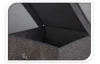 Úložný box s víkem 30xx28 cm, šedý