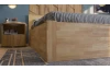 Postel s úložným prostorem Fava Box 180x200 cm, přírodní buk