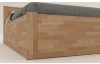 Postel s úložným prostorem Fava Box 180x200 cm, přírodní buk