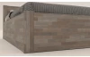 Postel s úložným prostorem Fava Box 180x200 cm, šedý buk