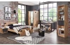 Vysoký regál se zásuvkami Liverpool, dub
