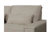 Dvoumístná pohovka Cassino, béžová strukturovaná látka
