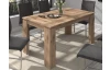 Rozkládací jídelní stůl Titan 160x90 cm, dub nox