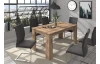 Rozkládací jídelní stůl Titan 160x90 cm, dub nox