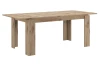 Rozkládací jídelní stůl Titan 160x90 cm, dub nox