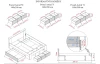 Postel Astral 180x200 cm, dub sonoma