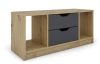TV stolek Sten 100 cm, dub artisan/grafit