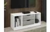 TV stolek Sten 100 cm, bílý/šedý beton
