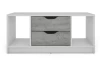 TV stolek Sten 100 cm, bílý/šedý beton