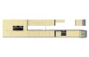 Horní kuchyňská skříňka Karmen 80 G-72, 80 cm, šedá/krémová
