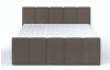 Postel boxspring Fresco 180x200 cm, světle hnědá látka
